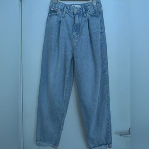 Zara Women's Jeans High-rise Pleated Waist Size 2